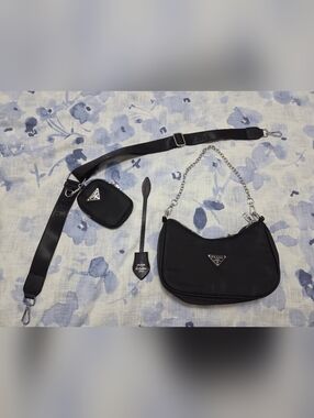 BNIB Prada 2005 RE-EDITION Black Nylon Bag